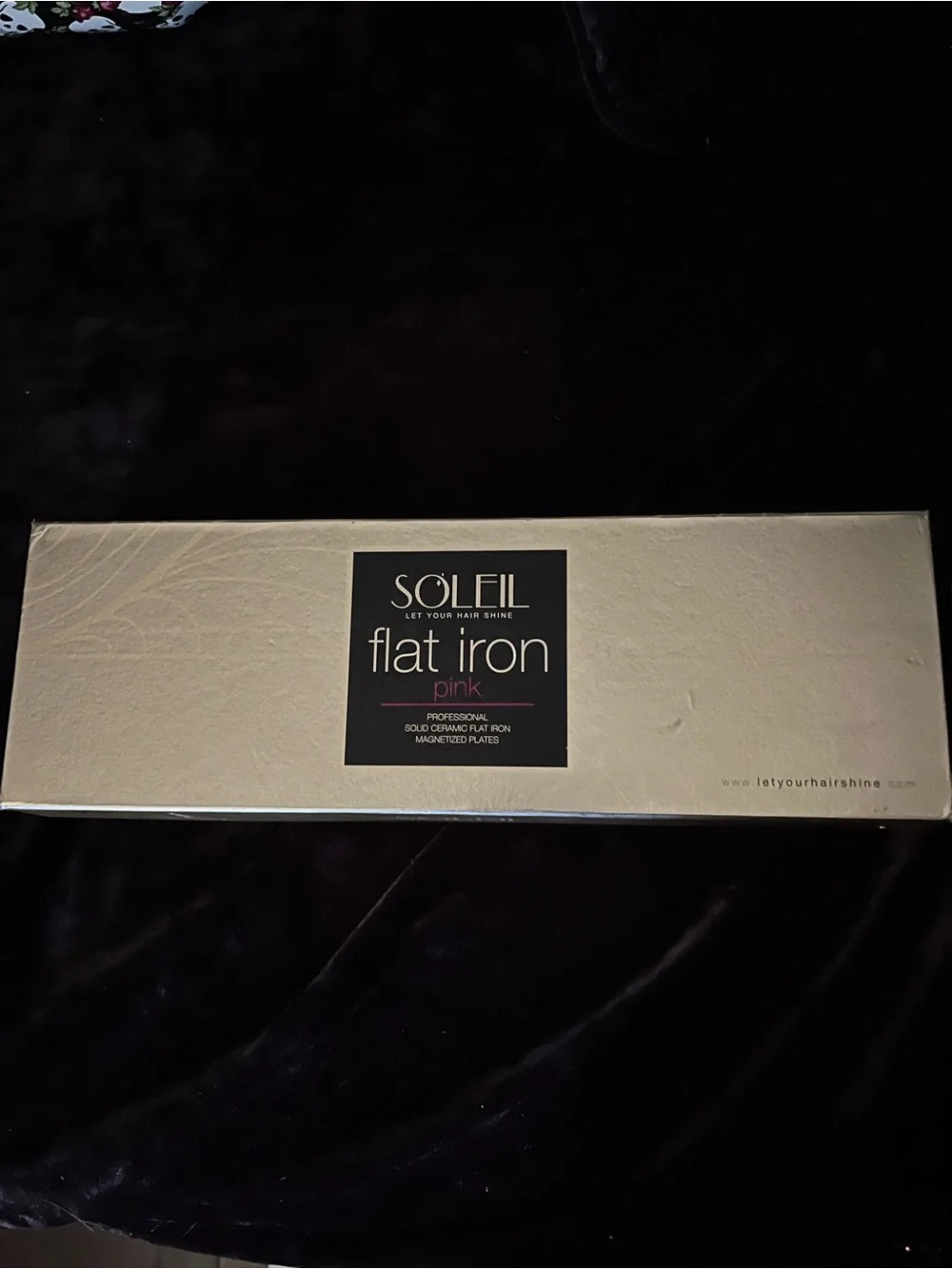 SOLEIL Pink Hair Straightener